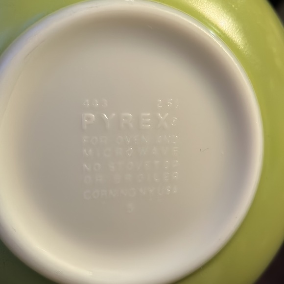 PYREX Spring blossom crazy daisy #443 cinderella nesting vintage mixing bowl - Picture 8 of 8